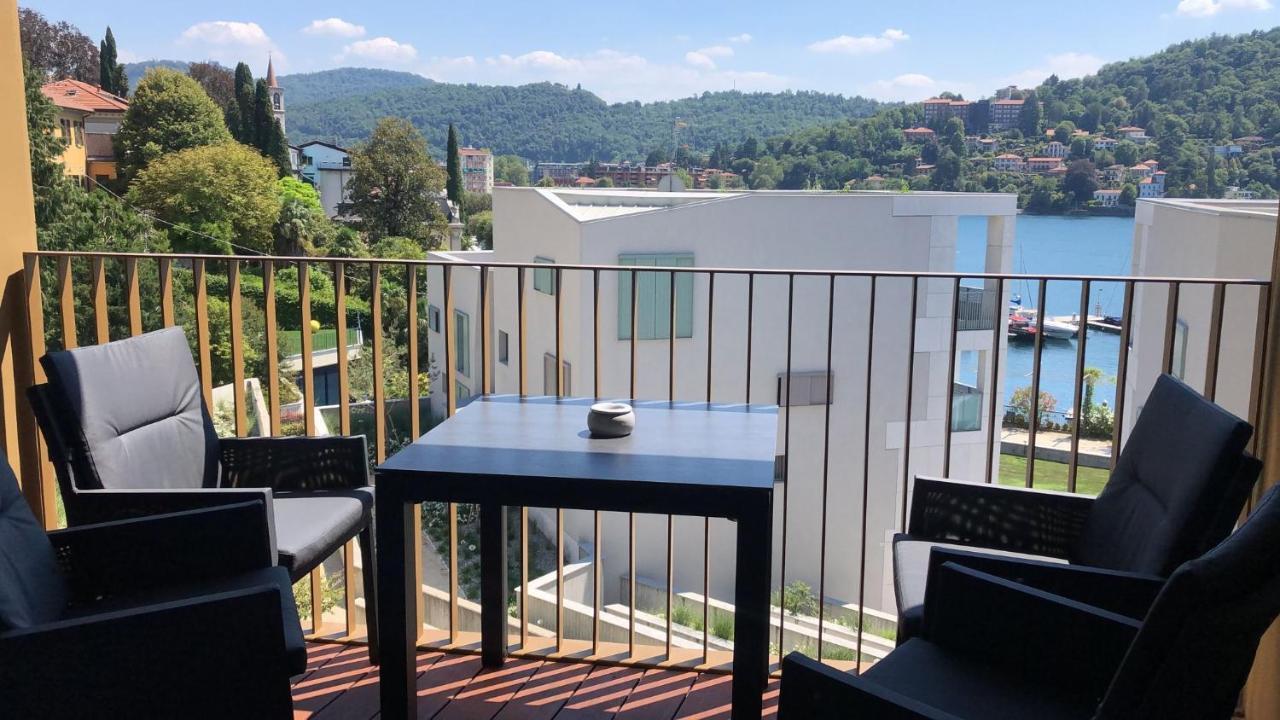 Ferienwohnung Laveno Bagian luar foto